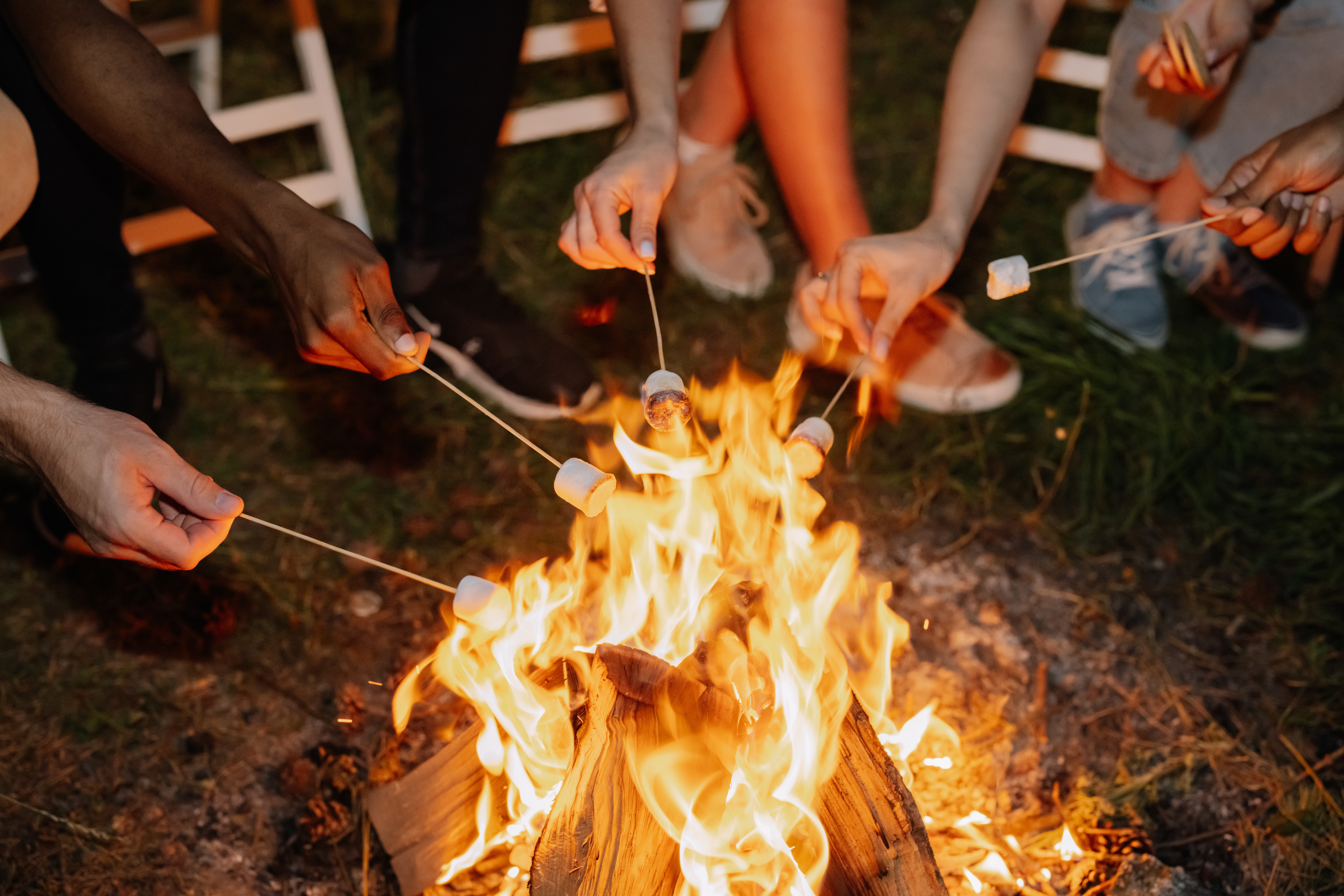 Bonfire evening at Crosswinds