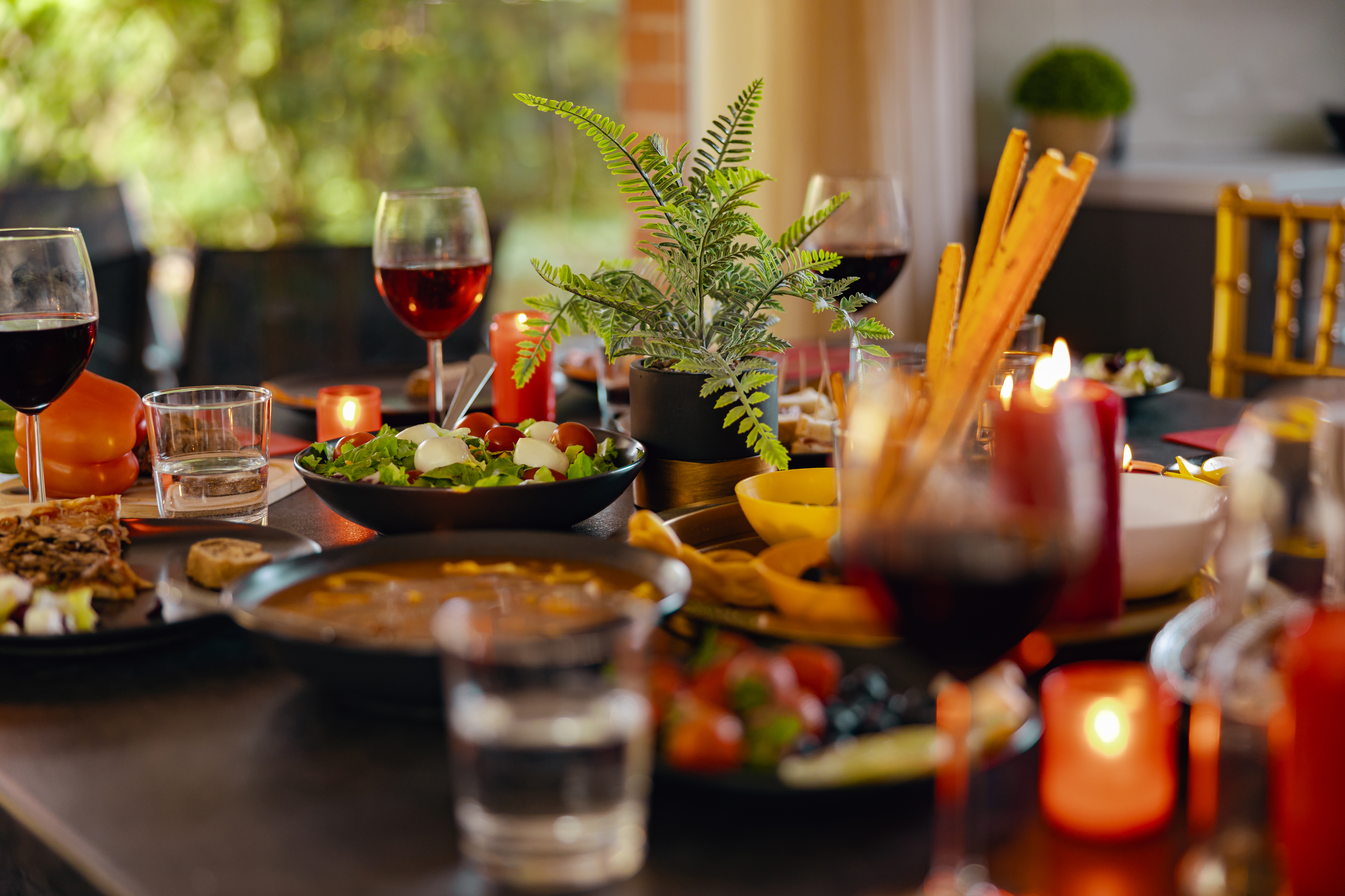 Gourmet dining at Crosswinds